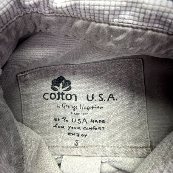VTG Cotton USA By George Hagopian Women’s Jacket Duster Light Grey denim Small - Picture 5 of 12